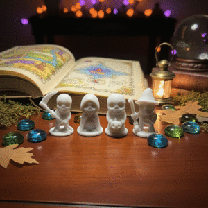4 figurer til Halloween